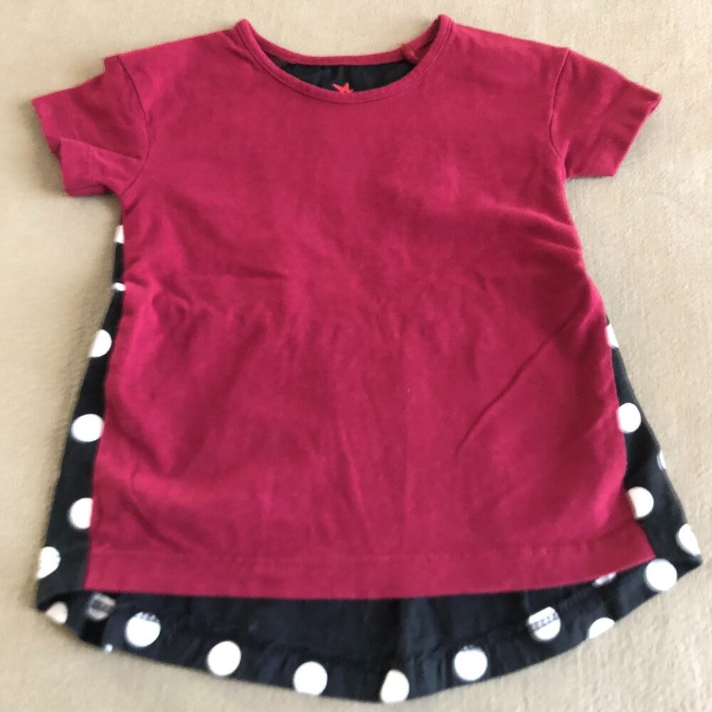 Free Spirit Toddler Girls Multicolor Top Short Sleeves Size 3.
